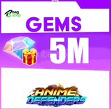 ⭐ 5 M (5000K) Gems ⭐️Anime Defenders (AD)