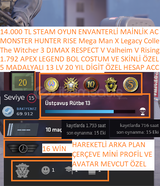 5 MADALYALI 13 LV 1.792 APEX LEGEND BOL COSTUML