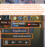 5 MADALYALI 32 LV 60 TL CS GO ENVANTERLİ Creati