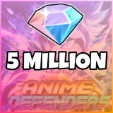 5 MİLYON/5000K Gems Anime Defenders