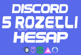 5 Rozetli Hesap [OTO TESLİM]