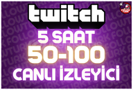 ⭐ 5 Saat 50-100 Canlı İzleyici ⭐