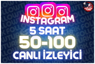 ⭐ 5 Saat 50-100 İnstagram Canlı İzleyici ⭐