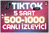 ⭐ 5 Saat 500-1000 Tiktok Canlı İzleyici ⭐