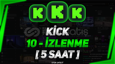 [5 SAAT] KİCK CANLI YAYIN 10 İZLEYİCİ
