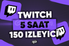 ⭐ 5 SAATLİK ⭐ 150 İZLEYİCi TWITCH ⭐