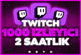 ⭐ 2 SAATLİK ⭐ 1000 İZLEYİCi TWITCH ⭐