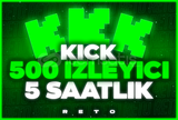 ⭐ 5 SAATLİK ⭐ AKTİF 5 SAATLİK 500 İZLEYİCİ