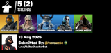 5 Skin Master Chief 600 V-bucks Mailli