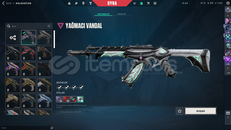 ⭐+5 SKİN +YAĞMACI VANDAL + GOLD 3⭐