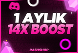 ⭐️[STOK VAR] Discord 1 Aylık 14x Boost