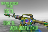 5 STICKERLI M4A1-S KUZEY ORMANI