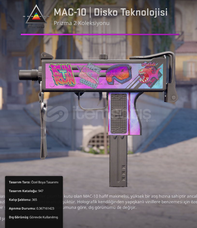 5$ STICKERLI MAC-10 | Disco Tech FT 0.36 5$ STICKERLI MAC-10 | Disco Tech FT 0.36