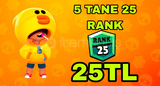 ⭐ 5 TANE 25 RANK 25TL ⭐ EFSANE FIRSAT 