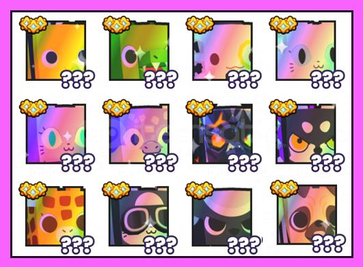 4 Tane Rainbow Huge Pet Simulator 99 4 Tane Rainbow Huge Pet Simulator 99