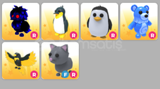 ⭐5 Tane Ultra-Rare Ride Pet (FR Cat Hediyeli)⭐ 