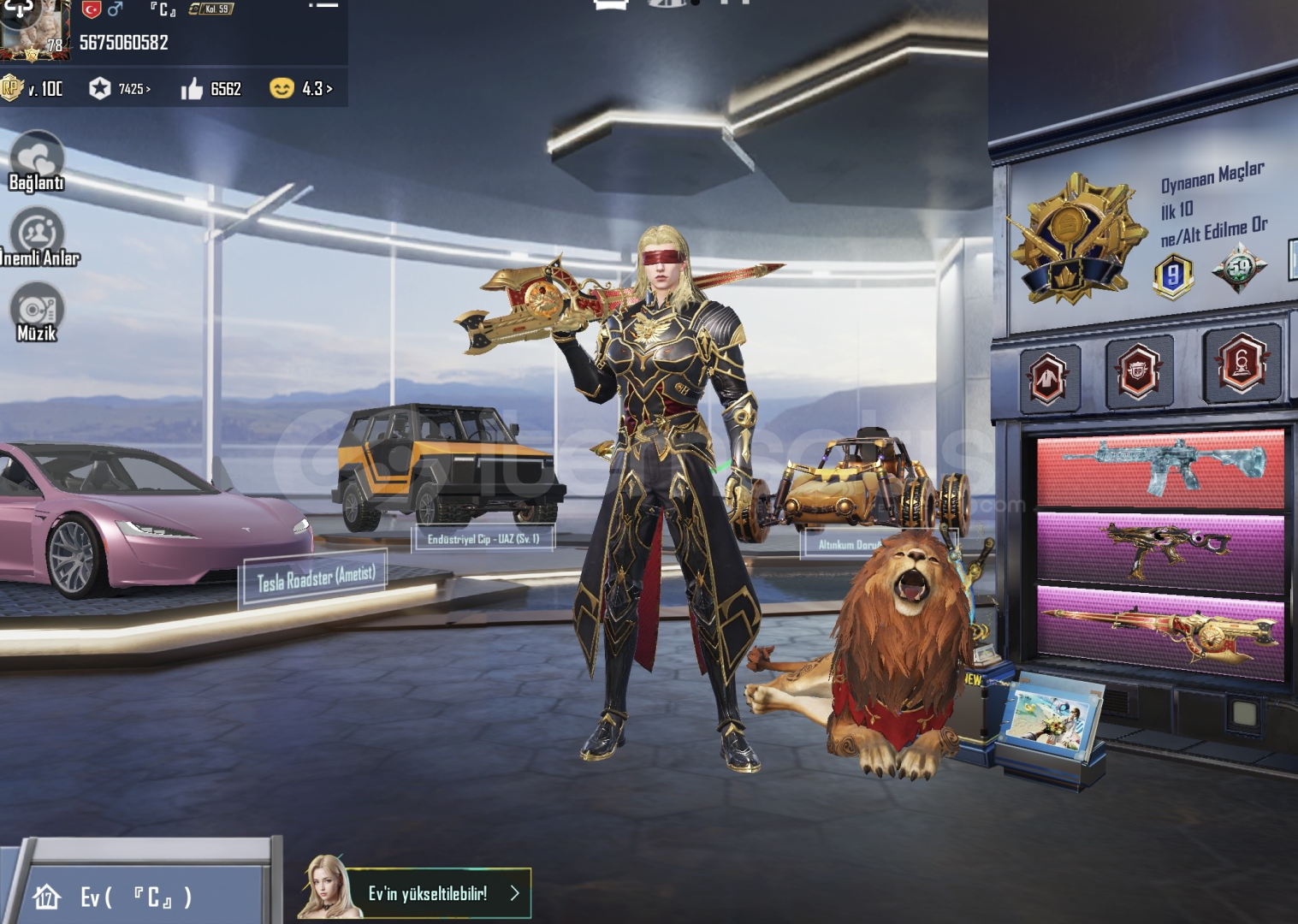 5 TANE X-SUİT TESLA VE BUZ 7 PUBG HESAP  5 TANE X-SUİT TESLA VE BUZ 7 PUBG HESAP