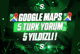 ⭐[5 TÜRK] GOOGLE MAPS 5 YILDIZ YORUM⭐