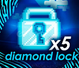 5 x Diamond Locks