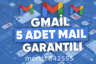 5 X GMAİL HESABI