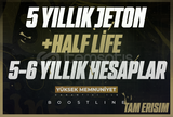 ⭐️5 YIL JETONLU + Half Lifelı CS2 Hesabı 