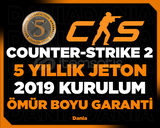 ☢️5 YILLIK JETON CS2 | STEAM HESABI | GARANTİ