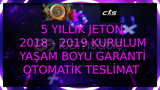 5 YILLIK JETON | GARANTİ | 7/24 TESLİM