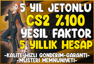 ❤️5 YILLIK JETON | GARANTİ + PARALI OYUN