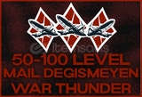 ⭐50-100 Level War Thunder