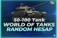 50-100 Tank Garantili Random Hesap