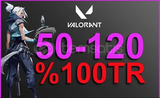 ⭐ 50-120⭐ %100 VALORANT RANDOM HESAP %100