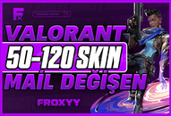 50-120 SKİN ARASI PREMİUM MAİL DEĞİŞEN HESAP