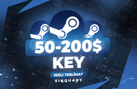 ⭐ 50$ - 200$ (2000₺) Steam Key
