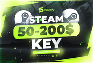 ⭐ 50$ - 200$ ⚡ (2000₺) Steam Key