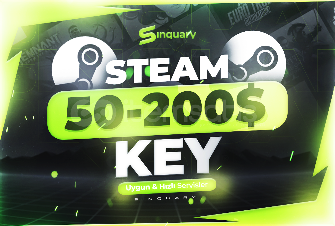 ⭐ 50$ - 200$ ⚡ (2000₺) Steam Key ⭐ 50$ - 200$ ⚡ (2000₺) Steam Key