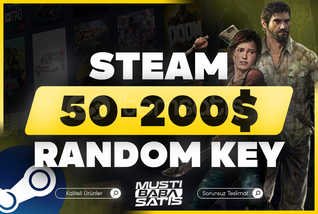 ⭐50$-200$ Steam Key + Garanti ⭐50$-200$ Steam Key + Garanti
