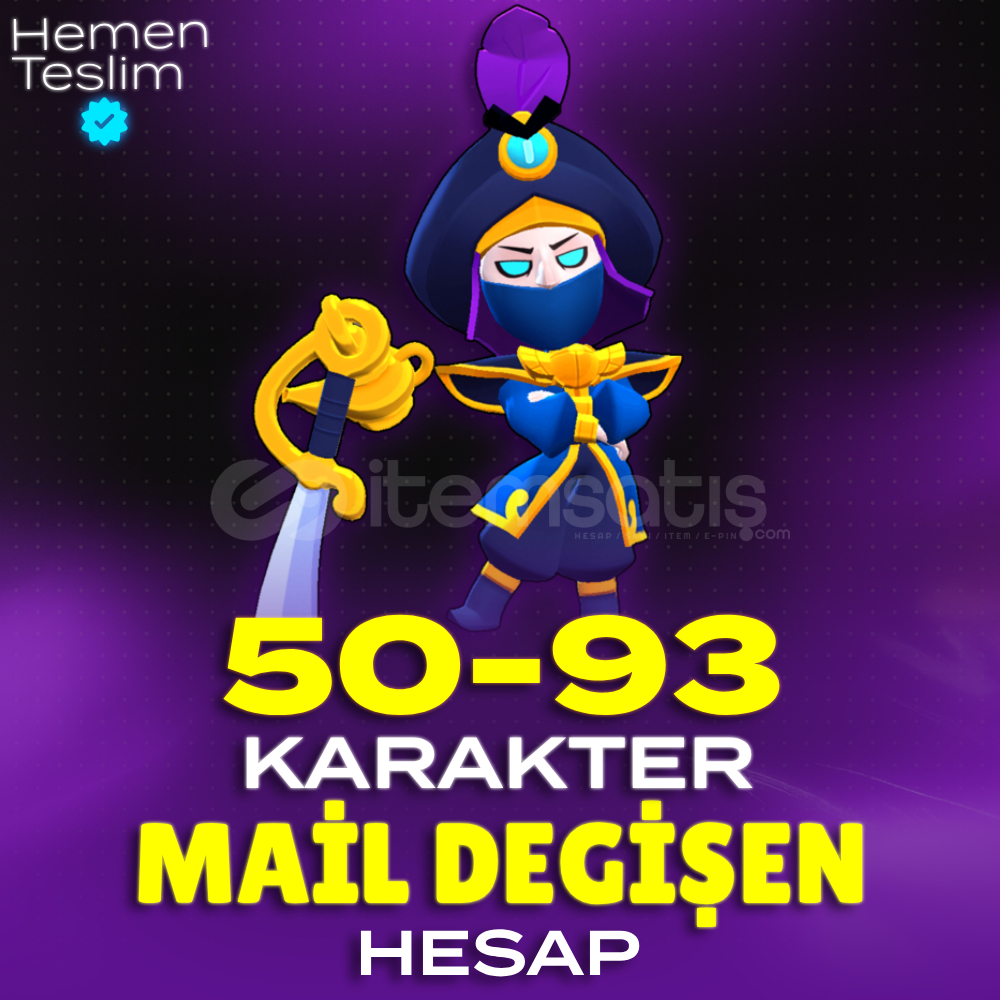 50-93 Karakter Arası Brawl Stars Hesabı 50-93 Karakter Arası Brawl Stars Hesabı