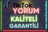 50 Ad Tiktok Yorum %100 Türk Organik