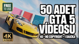 50 Adet 1 Dakikalık GTA 5 Video Paketi