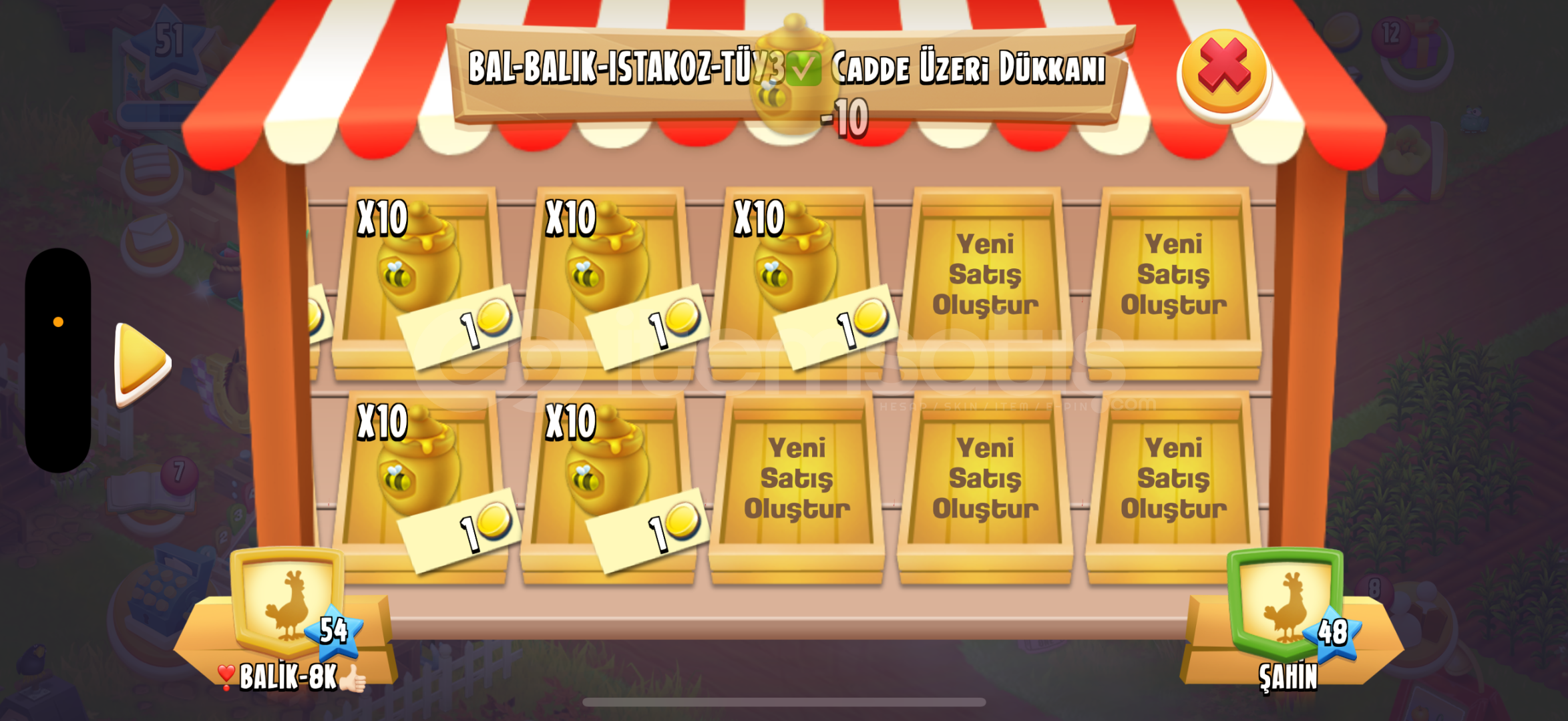 50 ADET BAL  50 ADET BAL