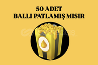 50 ADET BALLI PATLAMIŞ MISIR 50 ADET BALLI PATLAMIŞ MISIR