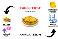 50 ADET BALLI TOST