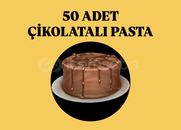 50 ADET ÇİKOLATALI PASTA 50 ADET ÇİKOLATALI PASTA