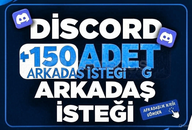 ⭐️ 150 Adet Discord Arkadaşlık İsteği ⭐️