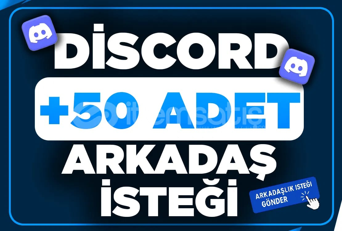 ⭐️ 50 Adet Discord Arkadaşlık İsteği ⭐️ ⭐️ 50 Adet Discord Arkadaşlık İsteği ⭐️