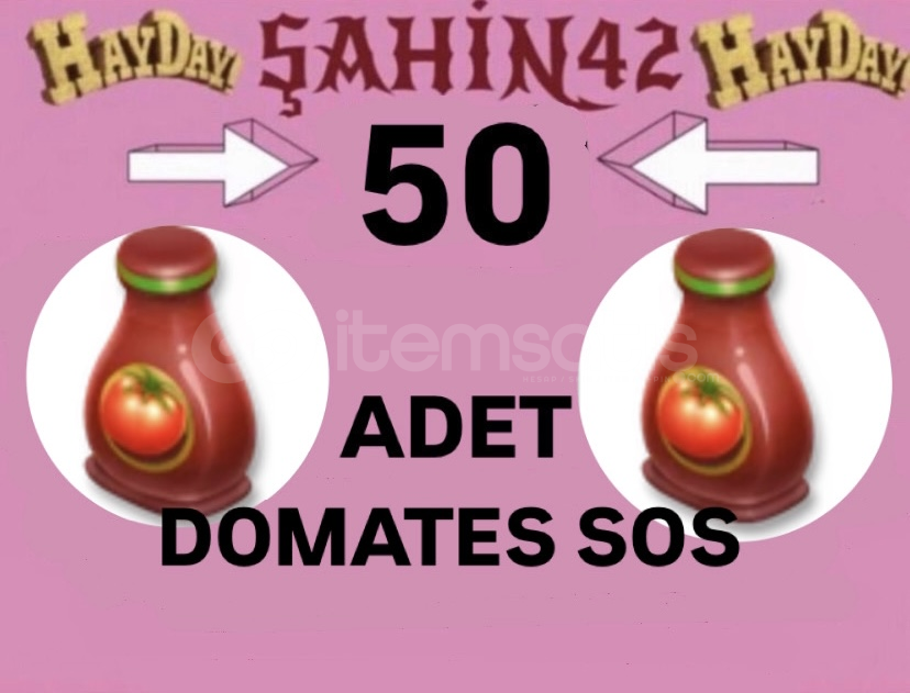 50 ADET DOMATES SOS  50 ADET DOMATES SOS
