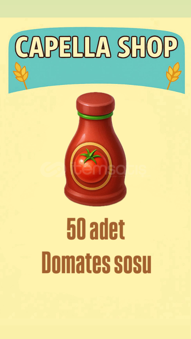 50 adet domates sosu 50 adet domates sosu
