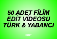 50 ADET FİLİM EDİT VİDEOSU TÜRK & YABANCI 