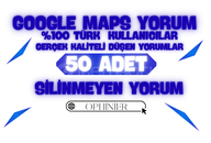 50 ADET | GOOGLE MAPS KALICI TÜRK YORUMU