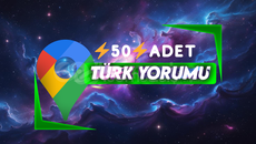 ⭐50 ADET GOOGLE MAPS TÜRK YORUMU⭐